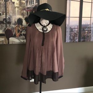 Boho chic, flowing blouse